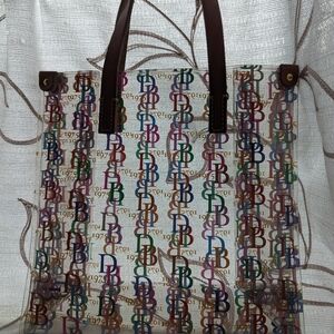 Vintage Dooney & Bourke clear bag
